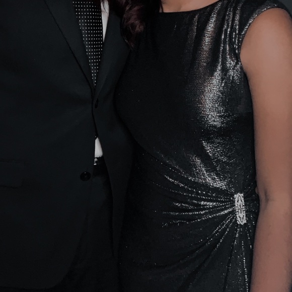 Metallic Formal Dress - Picture 10 of 10